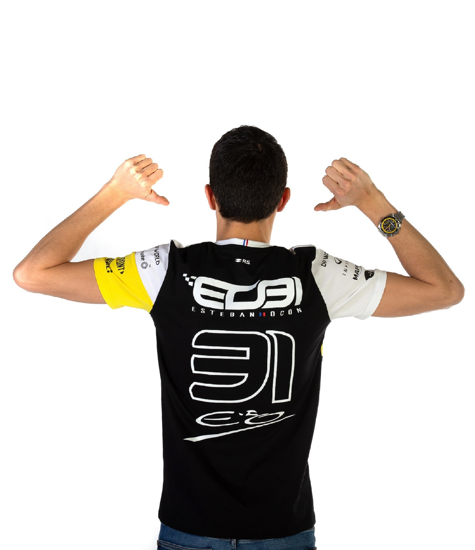 T-shirt RENAULT DP WORLD F1® TEAM 2020 Ocon #31 pour homme ...