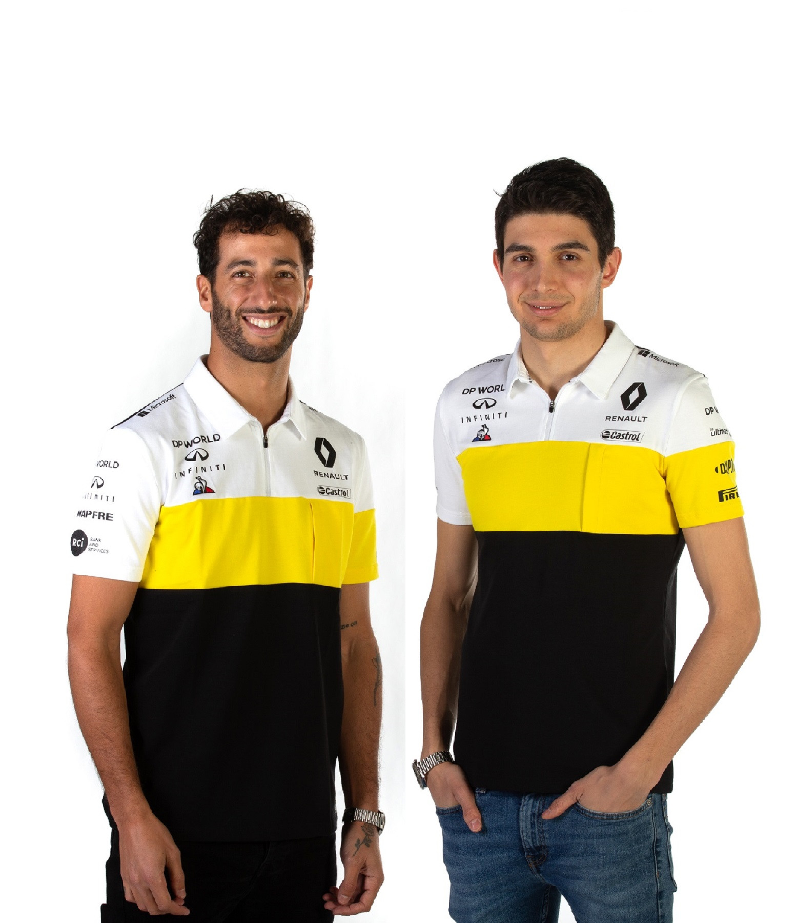 Polo RENAULT DP WORLD F1® TEAM 2020 negro para hombre ...