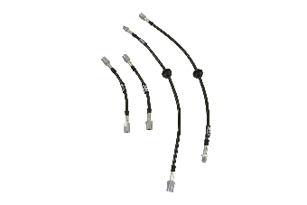 Durites de frein aviation en inox tressé pour MEGANE III R.S.