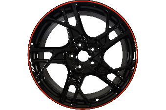 Jante STEEV 19" Megane III R.S. noir avec liseré rouge