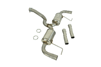 Ligne d'échappement inox pour CLIO III R.S.