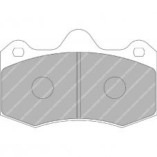 Plaquettes de frein FERODO FRP3083 DS2500 130,3 mm x 81 mm x 16,9 mm